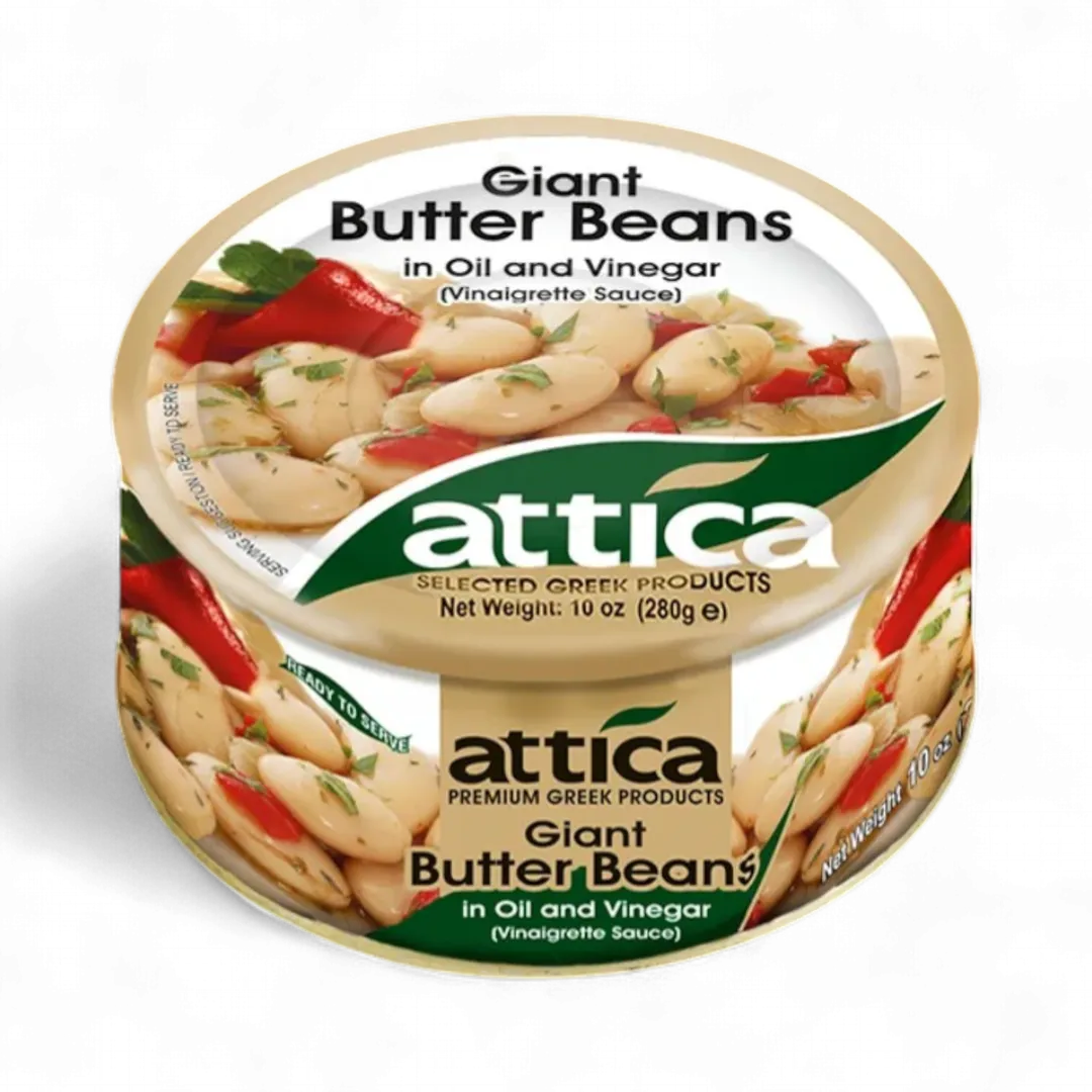 Attica Giant Beans in Tomato Sauce – 284g (10oz) & 2kg (4.41lb)