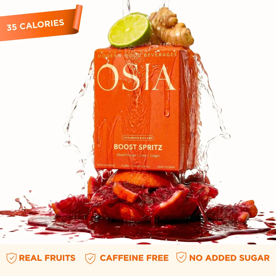 OSIA Boost Spritz | Case of Six 4-Packs 
