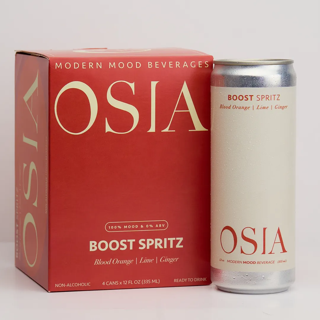 OSIA Boost Spritz | Case of Six 4-Packs 