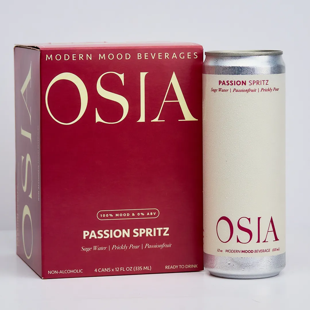 OSIA Passion Spritz | Case of Six 4-Packs 