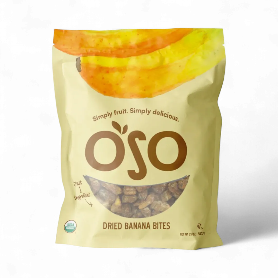 Dried Banana Bites. Dark and Sweet! - 23 Oz Bag