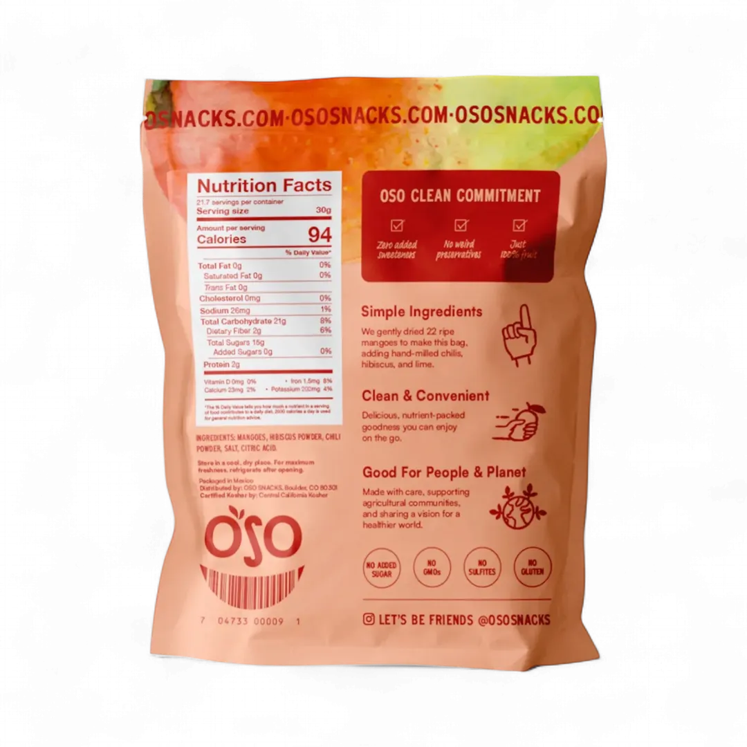 Dried Chili Mango Slices - 23 Oz Bag