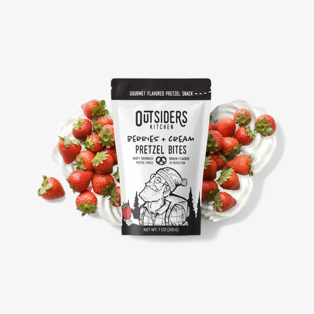 Berries + Cream Pretzel Bites | Case of Six