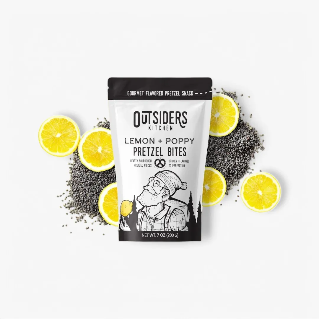 Lemon + Poppy Pretzel Bites | Case of Six