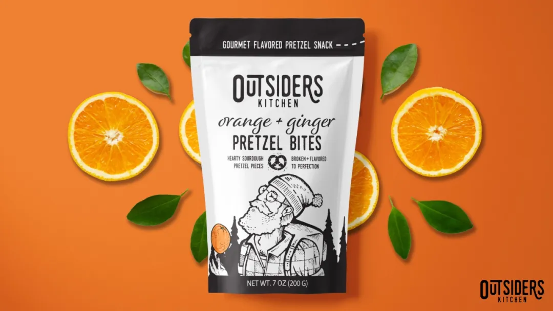 Orange + Ginger Pretzel Bites | Case of Six