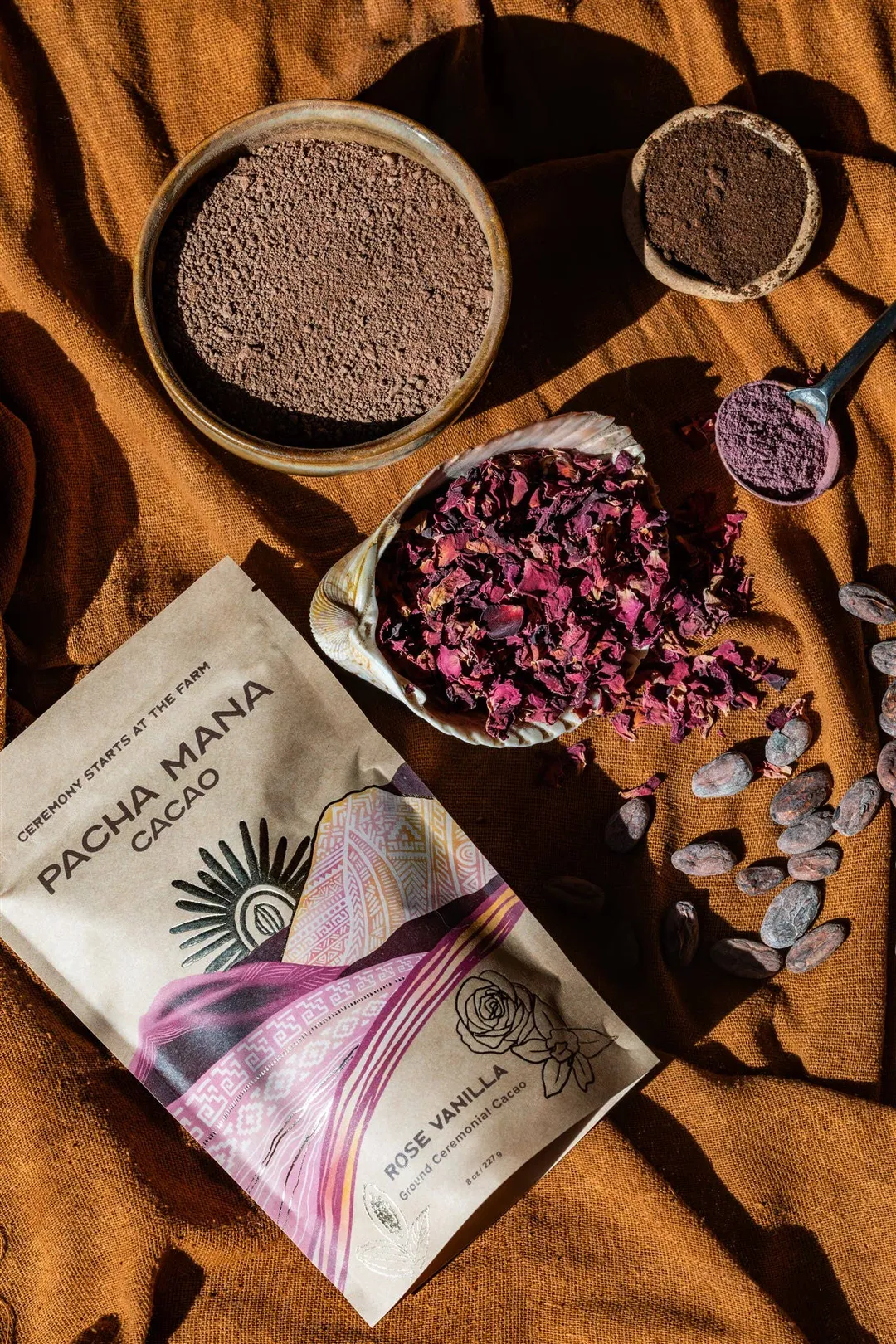 Rose Vanilla | Ground Ceremonial Cacao 