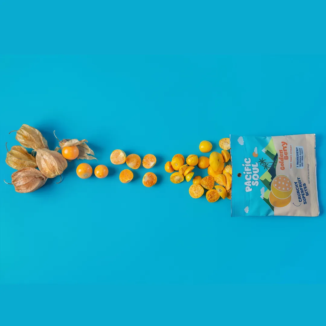 Golden Berry Crunchy Superfruit Bites