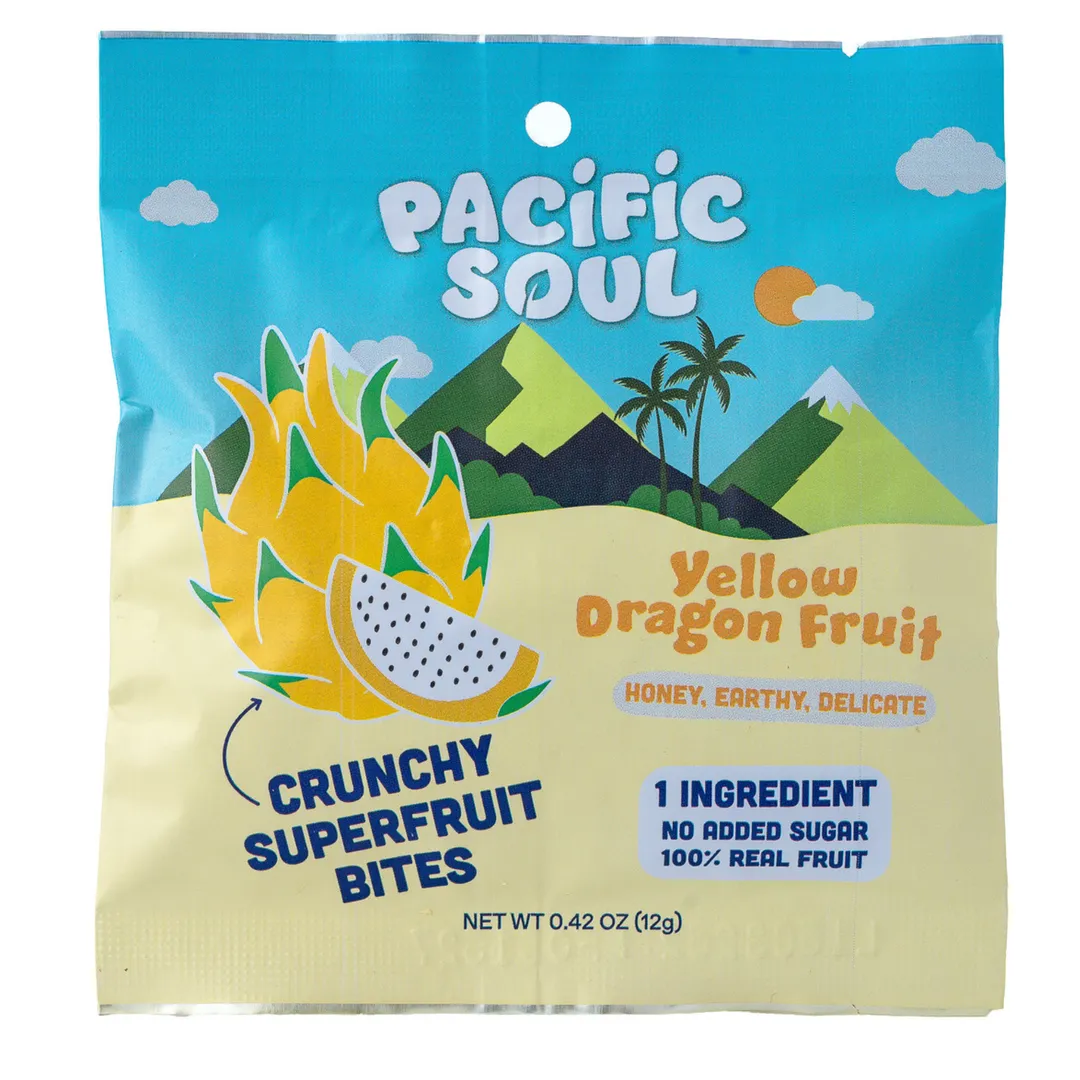 Yellow Dragon Fruit Crunchy Superfruit Bites