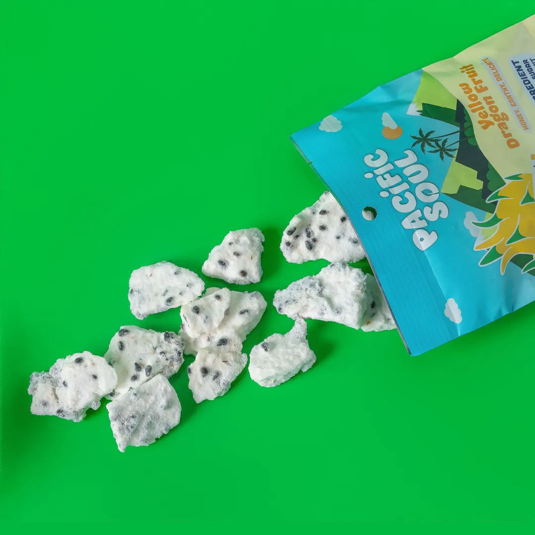 Yellow Dragon Fruit Crunchy Superfruit Bites