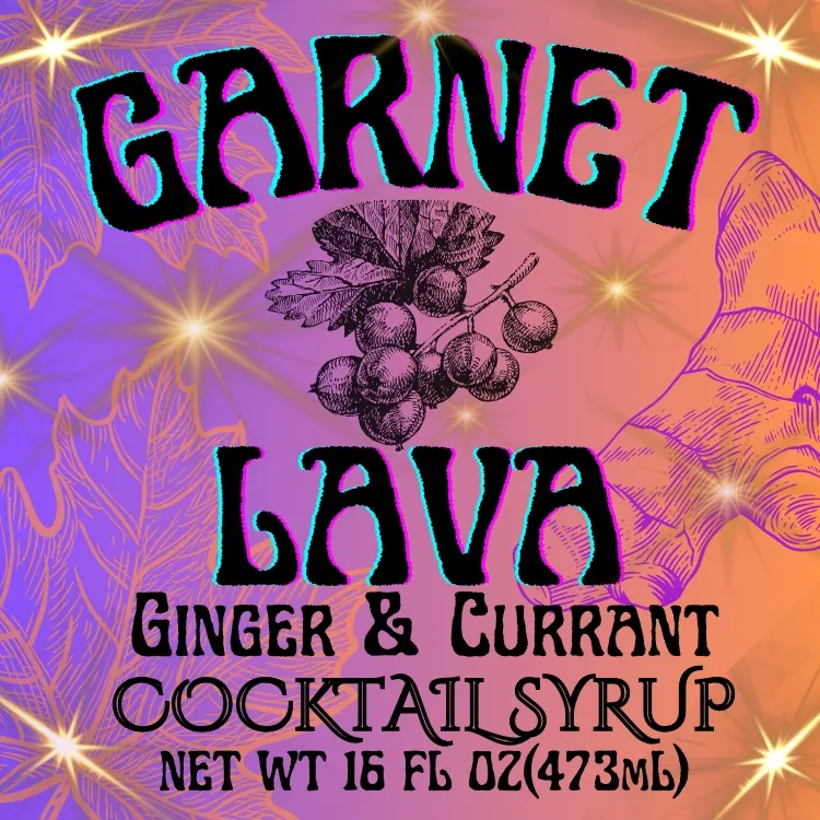 Garnet Lava Cocktail Syrup 16 oz (case 12)