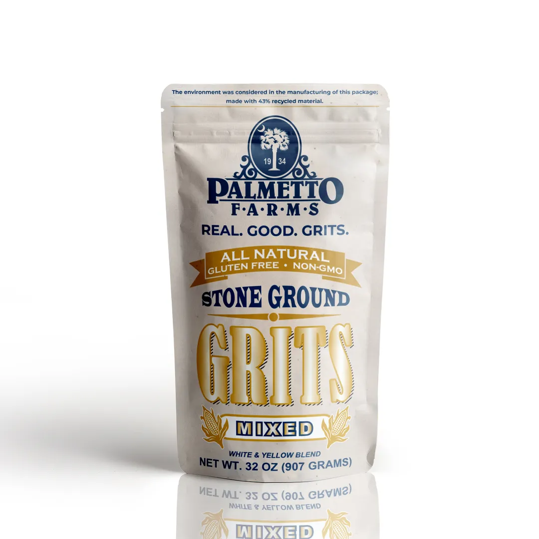 Mixed Grits - 32 OZ - Non-GMO, Gluten-Free, Stone Ground
