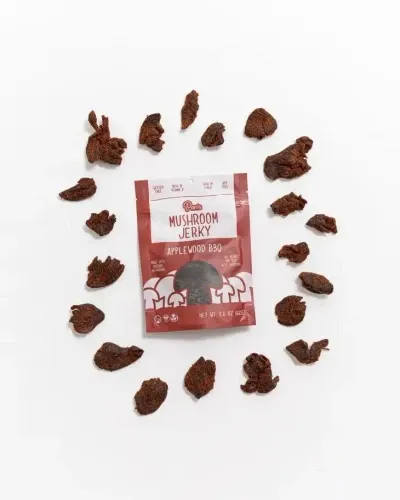 *NEW* Pan's Mushroom Jerky – Applewood BBQ 1oz Single Serve