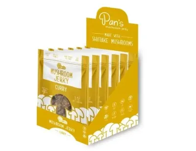 *NEW* Pan's Mushroom Jerky – Curry 1oz Single Serve