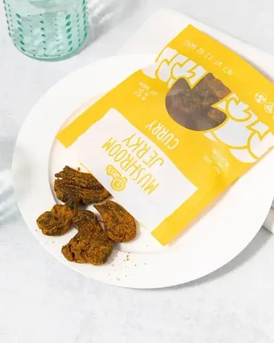 *NEW* Pan's Mushroom Jerky – Curry 1oz Single Serve