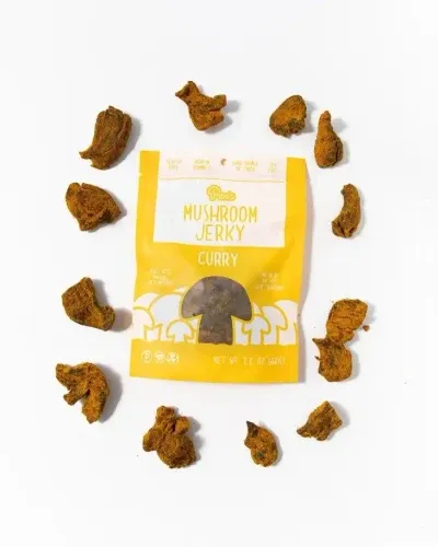 *NEW* Pan's Mushroom Jerky – Curry 1oz Single Serve