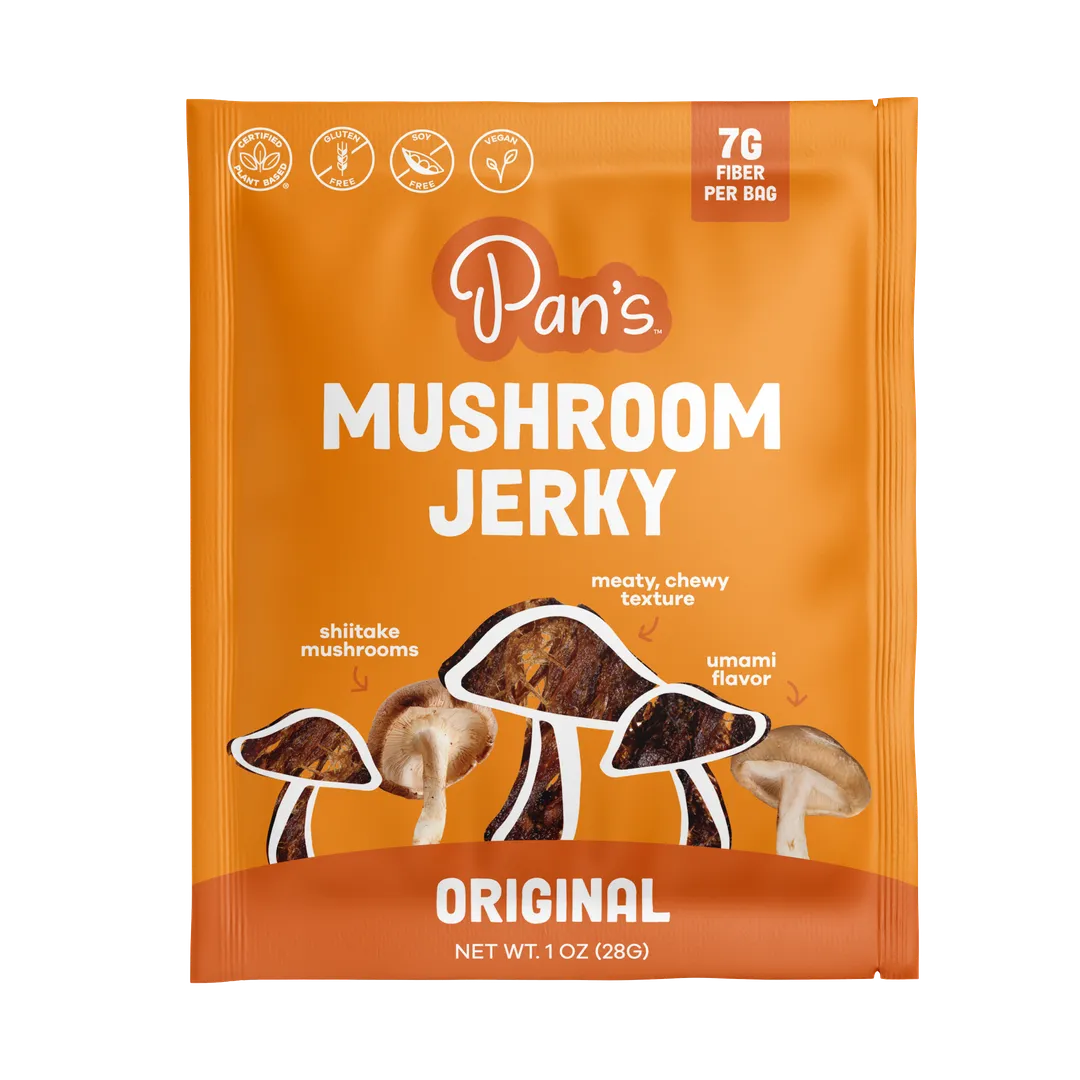 *NEW* Pan's Mushroom Jerky – Original 1oz Single Serve