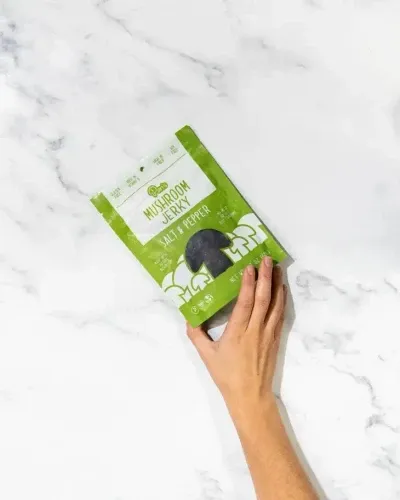 *NEW* Pan's Mushroom Jerky – Salt & Pepper 1oz Single Serve