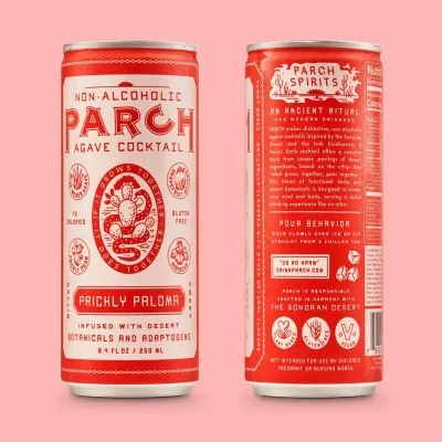 PARCH Prickly Paloma Non-Alcoholic Agave Cocktail (6x 4-packs)