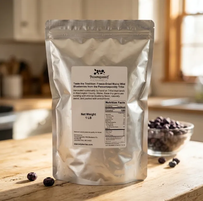 Freeze-Dried Maine Wild Blueberries - 1 lb