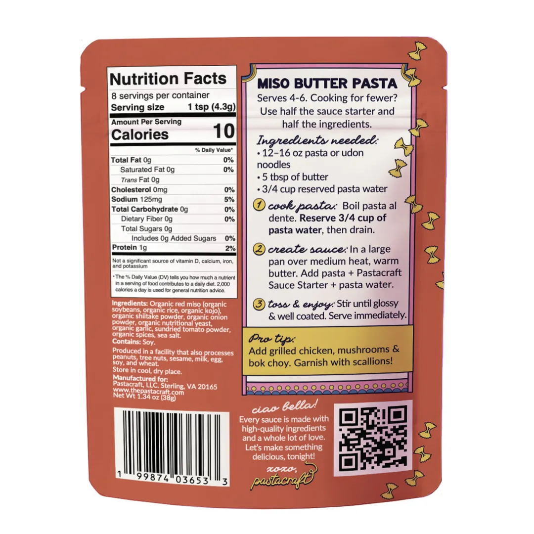 Miso Butter Pasta Sauce Starter