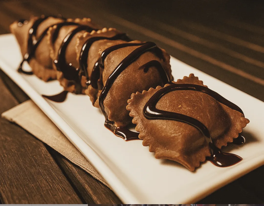 Chocolate Strawberry Cheesecake Ravioli (10 lb Food Service)