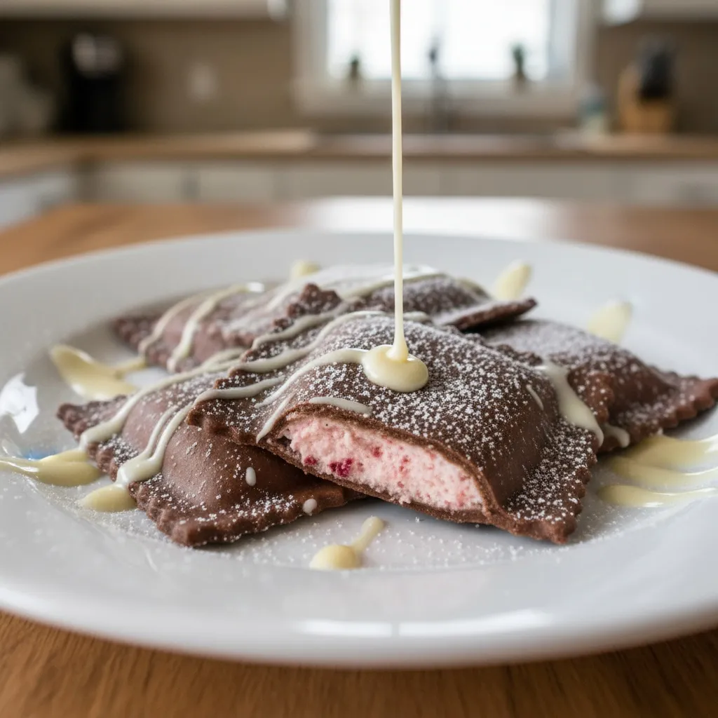 Chocolate Strawberry Cheesecake Ravioli - Best Seller!