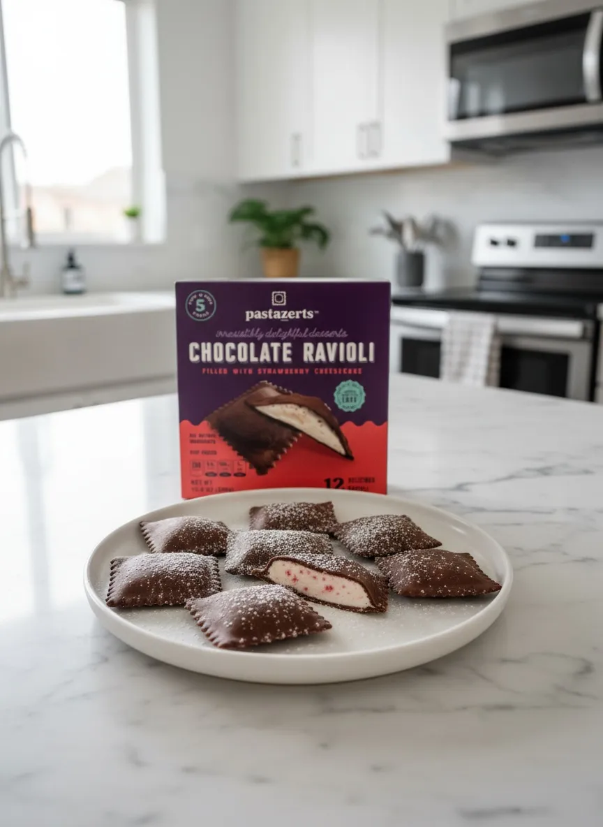 Chocolate Strawberry Cheesecake Ravioli - Best Seller!