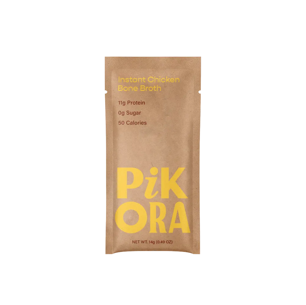 Pikora - Chicken Bone Broth (4 Single-Serve Sachets)