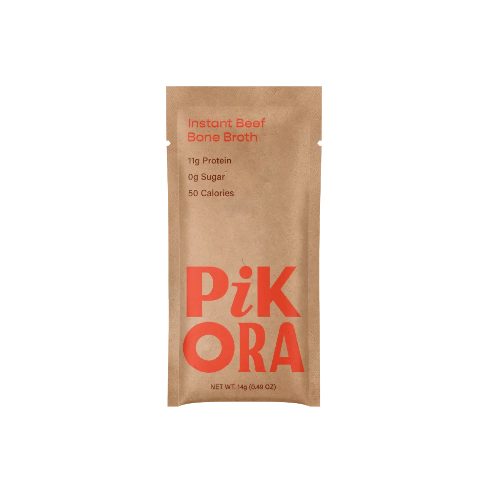 Pikora - Beef Bone Broth (4 Single-Serve Sachets)