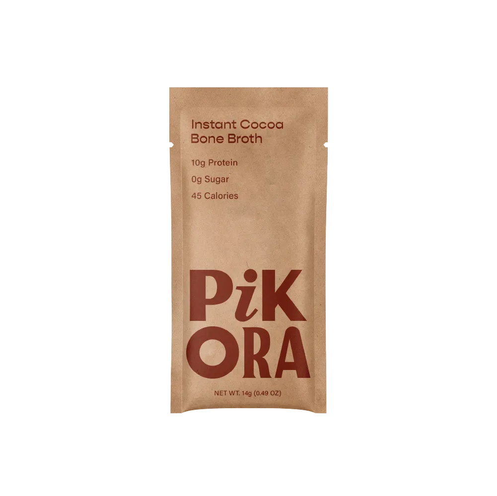 Pikora - Cocoa Bone Broth (4 Single-Serve Sachets)