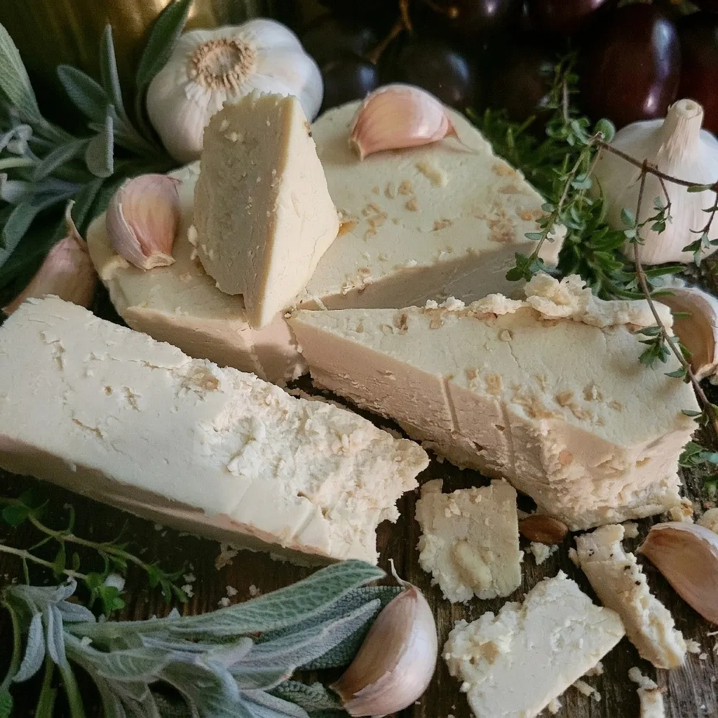 Garlic Feta - Vegan Cheese