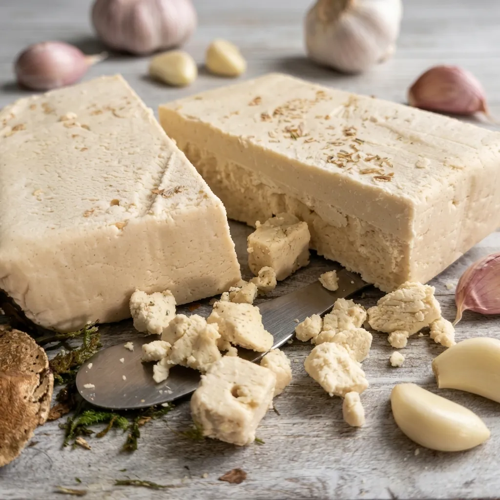 Garlic Feta - Vegan Cheese