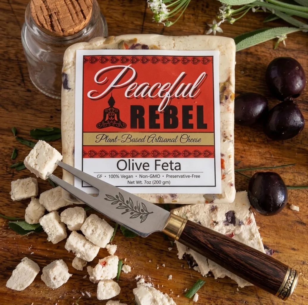 Olive Feta - Vegan Cheese