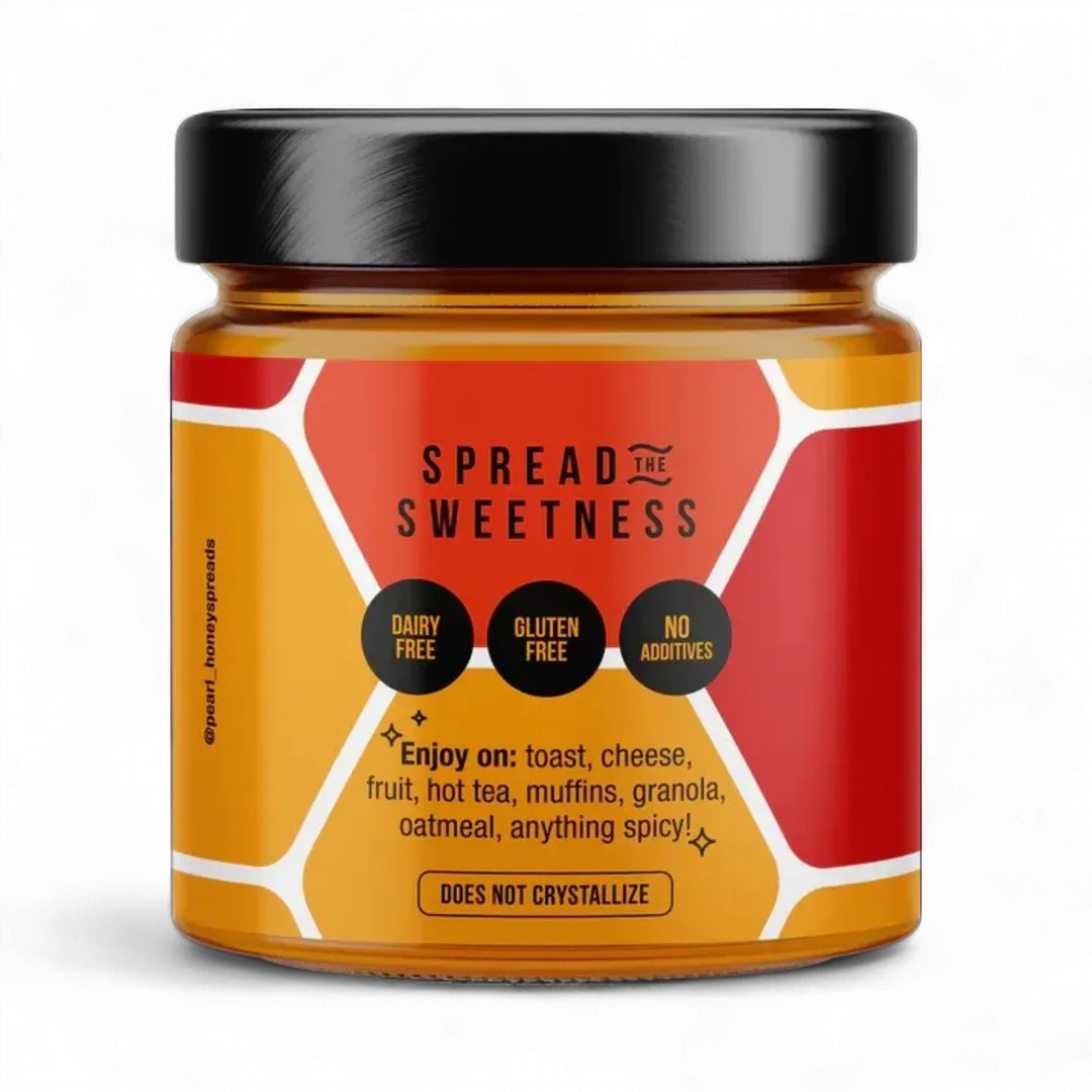 Spicy creamed honey