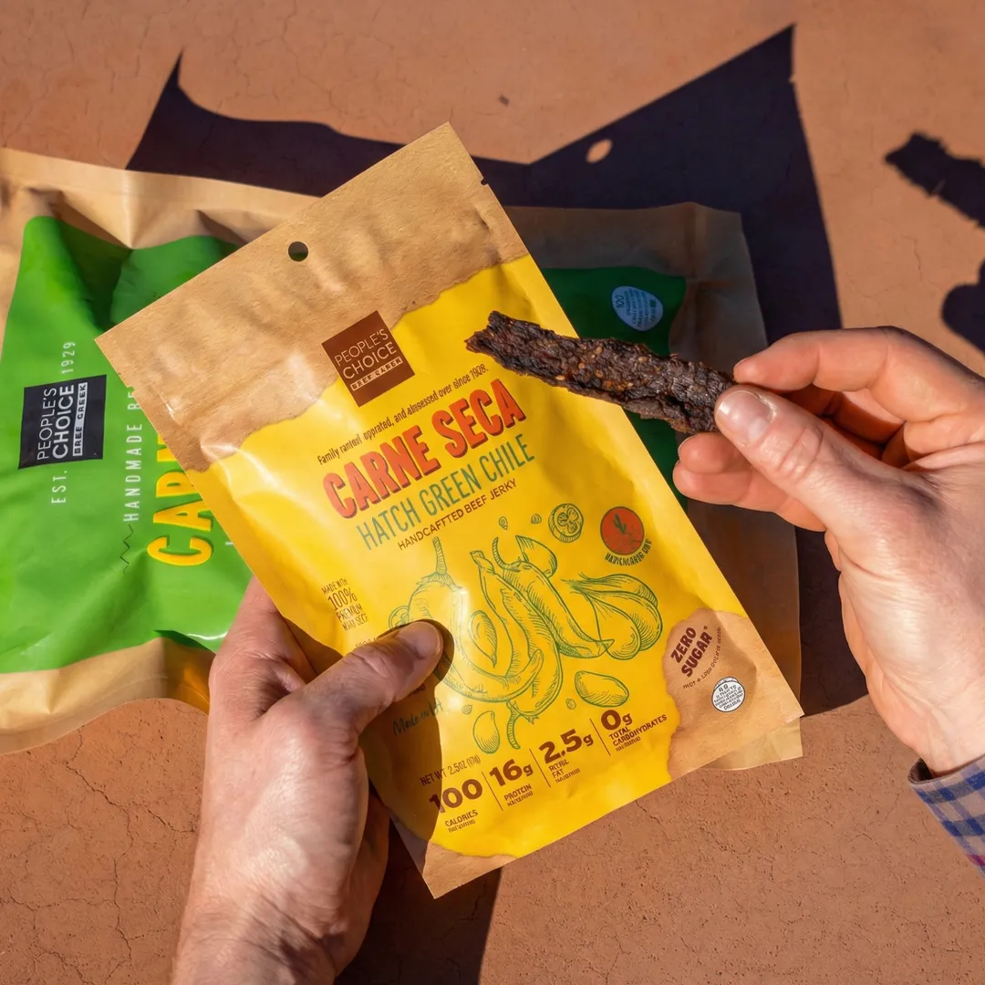 Carne Seca - Hatch Green Chile Beef Jerky - 2.5 OZ