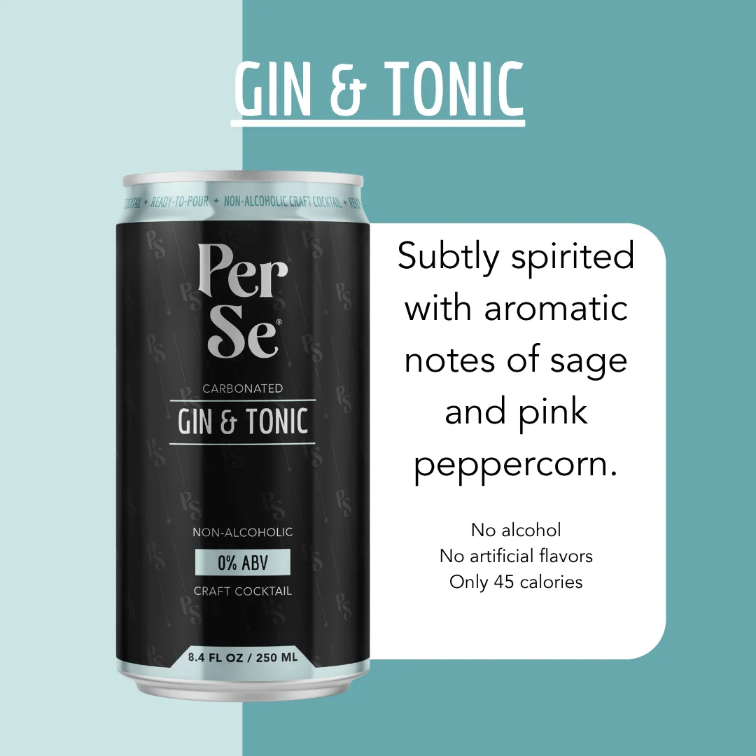 Per Se Gin & Tonic – Alcohol-Free Craft Cocktail