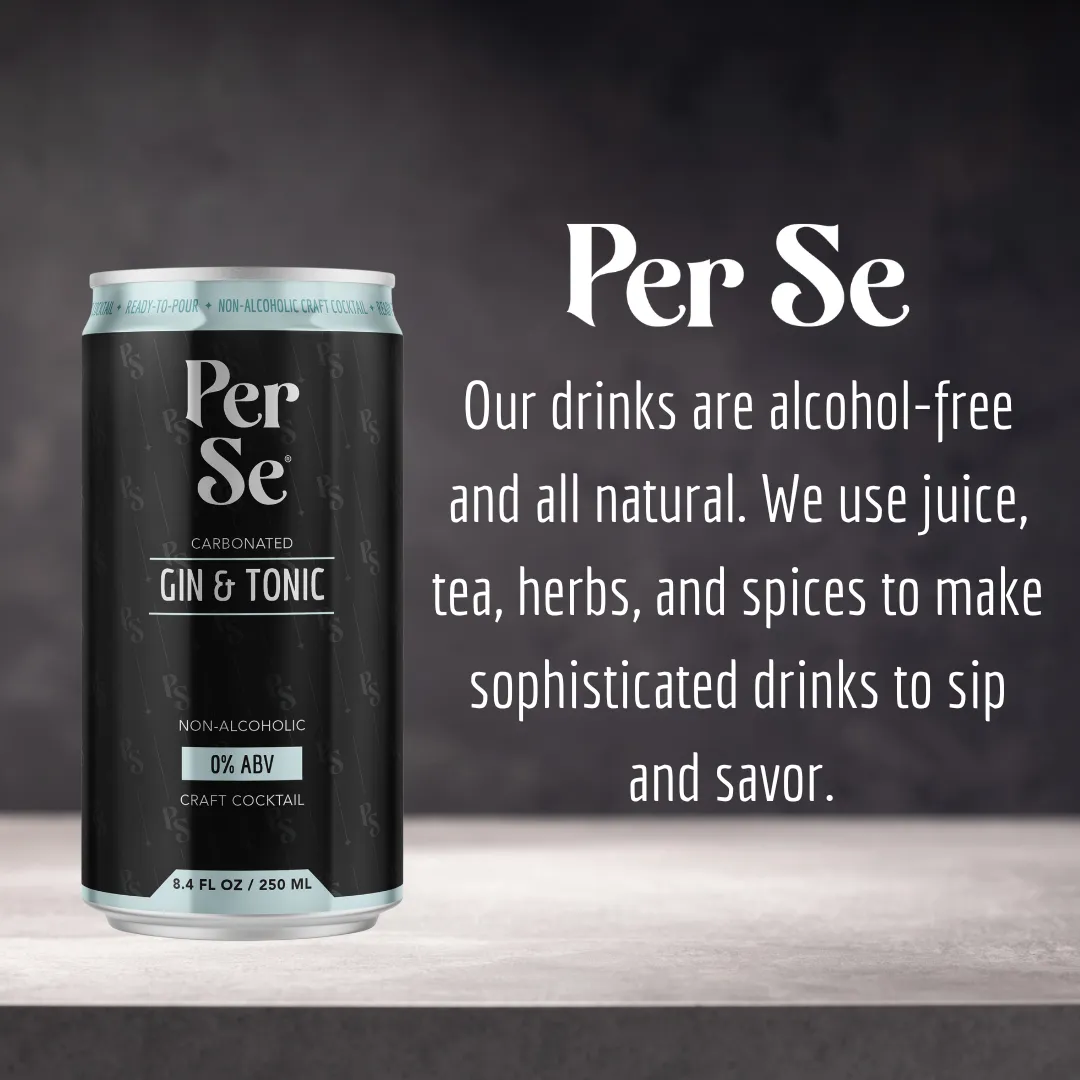 Per Se Gin & Tonic – Alcohol-Free Craft Cocktail