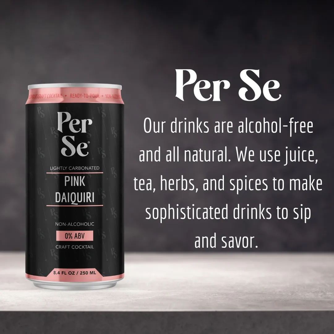 Per Se Pink Daiquiri – Non-Alcoholic Craft Cocktail