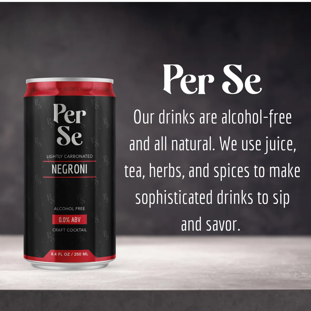 Per Se Negroni – Alcohol-Free Craft Cocktail