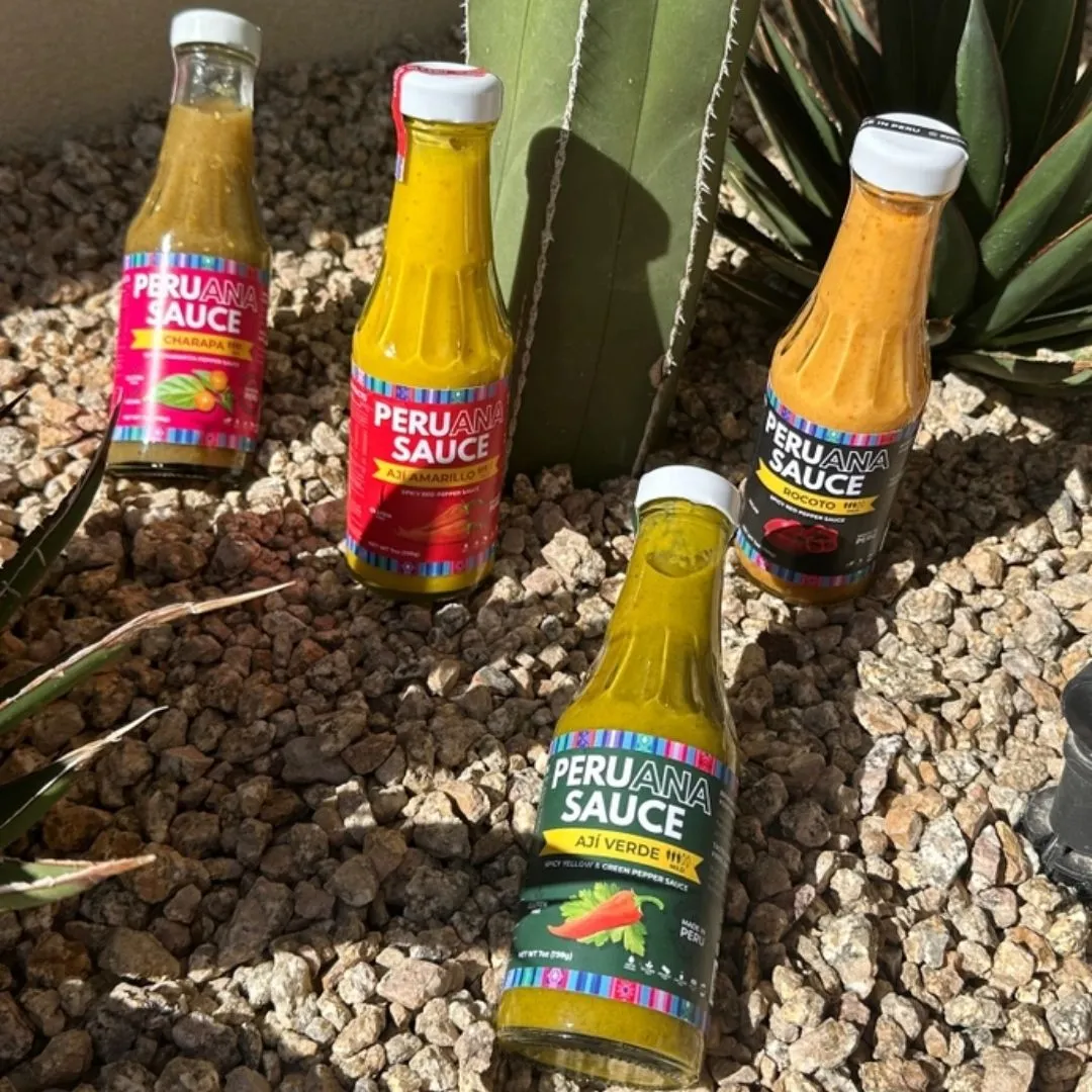 Aji Verde Sauce - Spicy Yellow and Cilantro Pepper Sauce 7oz