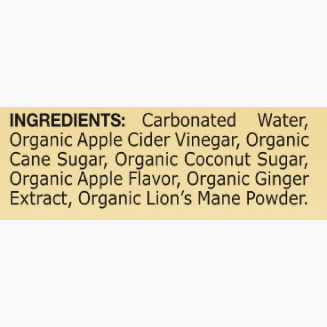 Petal - Apple Ginger Ale W Prebiotics and Adaptogens (12pk)