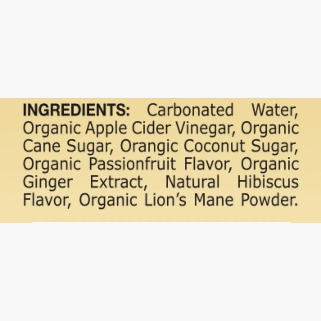Petal - Passionfruit Hibiscus Ginger Ale (12pk)