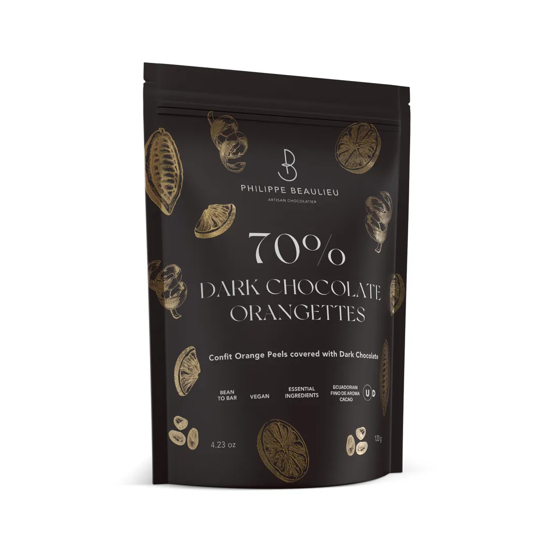 Orangettes - 70% Dark Chocolate covered Orange Peels