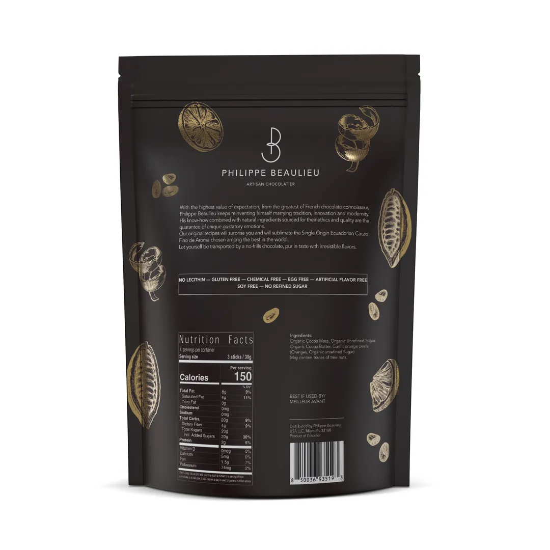 Orangettes - 70% Dark Chocolate covered Orange Peels