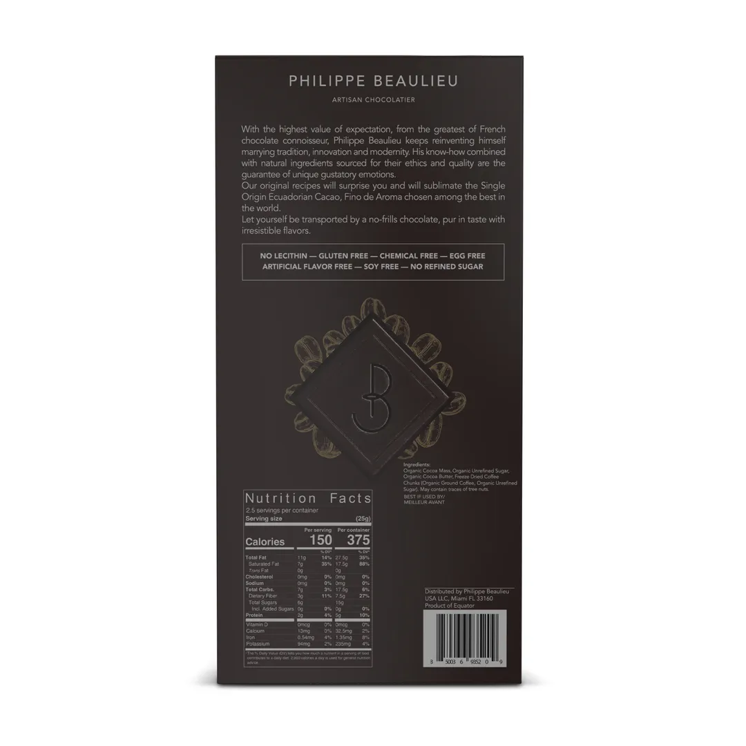 70% Dark Chocolate Bar Coffee
