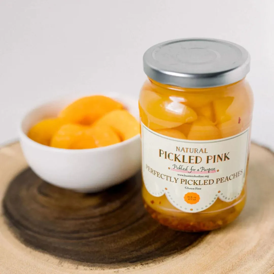 Perfectly Pickled Peaches