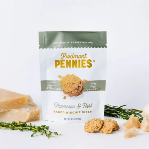 Parmesan & Herb Cheese Crackers, Medium Pouches (20)