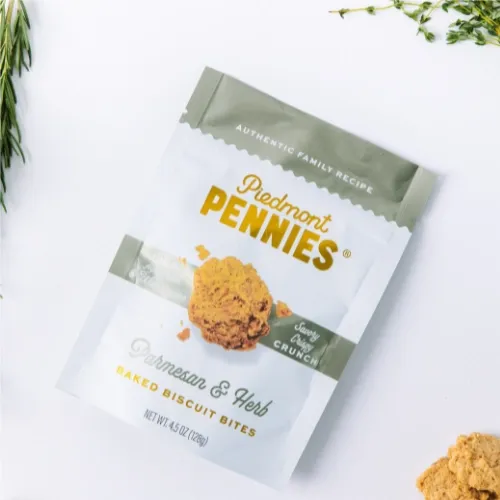 Parmesan & Herb Cheese Crackers, Medium Pouches (20)