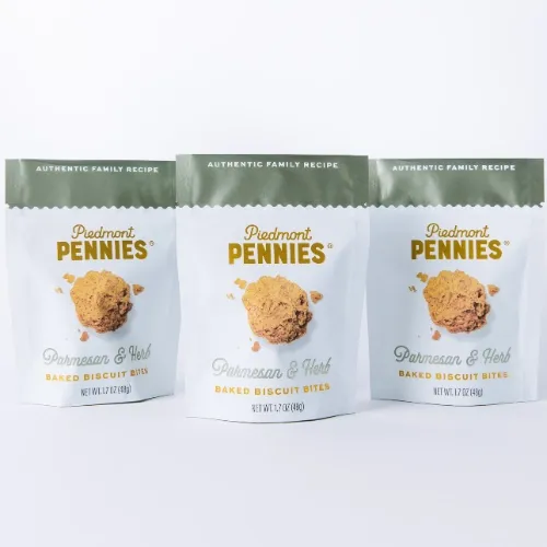 Parmesan & Herb Cheese Crackers, Small Pouches (25)
