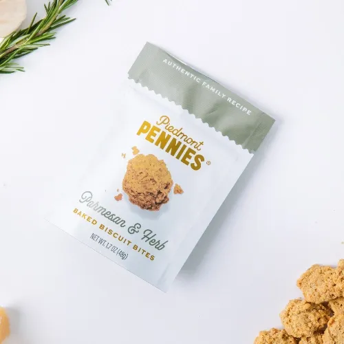 Parmesan & Herb Cheese Crackers, Small Pouches (25)